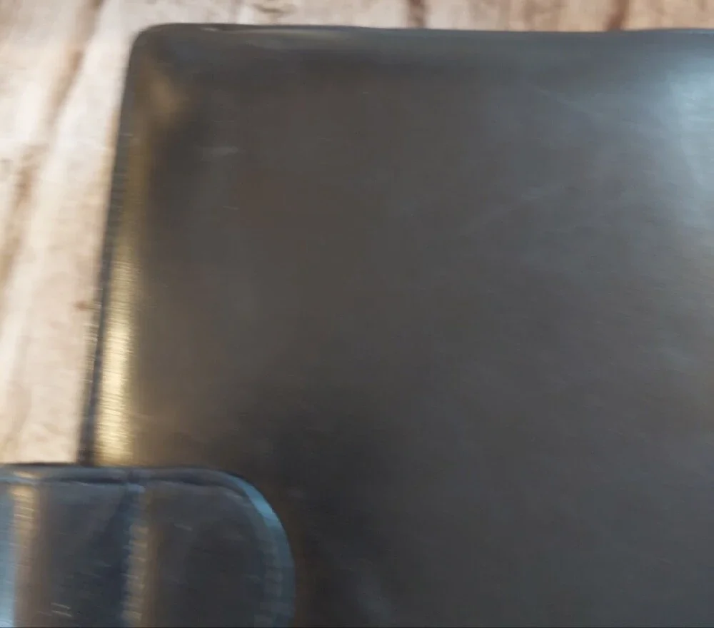Montblanc Black Leather Filofax/ Organizer Platinum Corner Logo 8